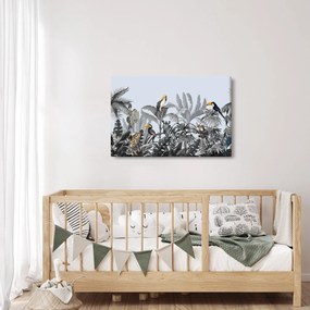 Obraz - Ilustrovaná džungľa (90x60 cm)