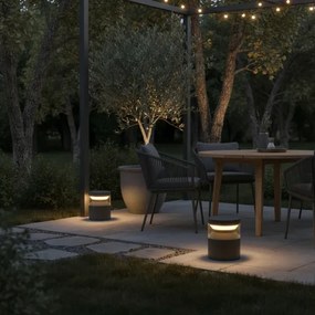 Ideal Lux - LED Vonkajšia lampa BOEING LED/14W/230V 15 cm IP65 čierna