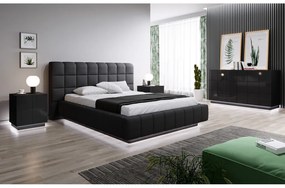 Cama Nočný stolík čierny Reja (2 ks)