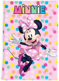 Detská flísová deka Minnie Mouse - Disney - 100 x 140 cm