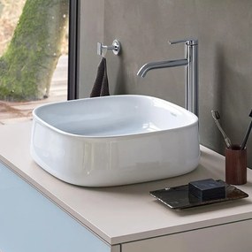 DURAVIT Zencha oválna umývadlová misa bez otvoru, bez prepadu, 420 x 420 mm, biela, s povrchom WonderGliss, 23734200791