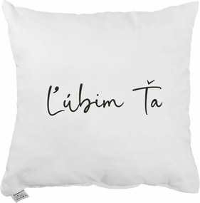 Dekoratívny vankúš Ľúbim ťa 40x40 cm EMI