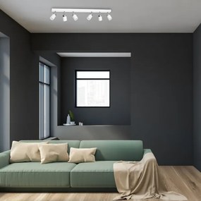 Bodové svietidlo JOKER 6xGU10/25W/230V biela/lesklý chróm