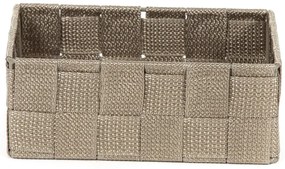 Compactor Úložný organizér do zásuvky Compactor TEX - košík M, 18 x 12 x 7 cm, Taupe (sivo-béžový), M