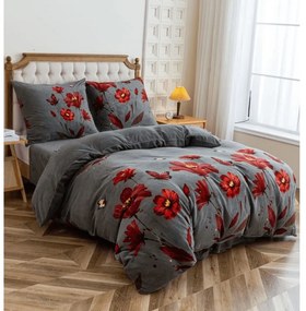 Obliečky mikroplyš REDFLOWA sivá Rozmer obliečky: 70 x 80 cm | 140 x 200 cm