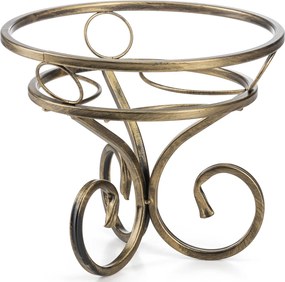 STOJAN NA KVETINÁČ RONNIE 24X28 CM ZLATÁ