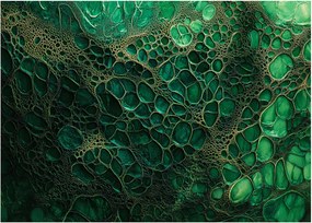 Obraz - Zelený mikroskopický záber (70x50 cm)