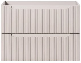 Koupelnová sestava Nova Cashmere 80 cm s umyvadlem, deskou a skříňkami kašmírová