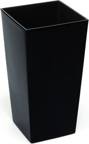 Kvetináč Finezja 140 × 140 mm s podstavcom – čierny*45310