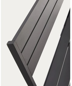 Čierna kovová záhradná lavica Torreta – Kave Home