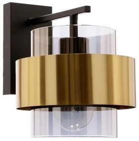 Nástenná lampa SPIEGA 1xE27/60W/230V zlatá/čierna