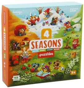 Puzzlika 15238 Štyri ročné obdobia - vzdelávacie puzzle 17 dielikov