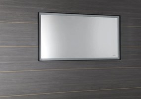 Sapho Sapho, SORT LED podsvietené zrkadlo 1200x700mmm, čierna mat, ST120