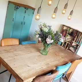 Priemyselné závesné svietidlo sivý betón - Cava 5