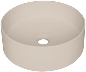 Deante Silia, granitové umývadlo na dosku 360x360x120 mm, béžová, DEA-CQS_5U4S