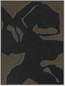Akustická nástenná dekorácia v drevenom ráme Silent Shadows