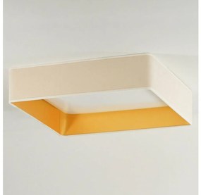 Brilagi - LED stropné svietidlo VELVET SQUARE LED/24W/230V krémové