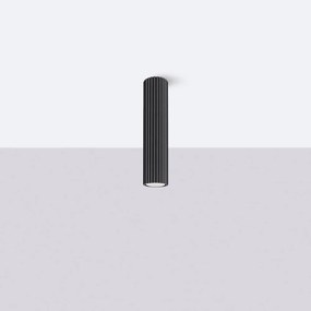 Čierne bodové svietidlo Gleam – Sollux