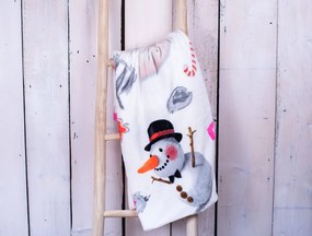 Deka z mikrovlákna 150 x 200 cm – Snowman