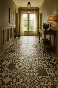 PVC podlaha - lino Livitex 2608, na mieru, šíře 3m,4m, šedá, filc, chodba / predsieň, Beaulieu International Group