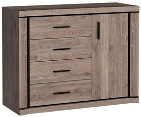 Komoda Dallas D3 hľuzový dub