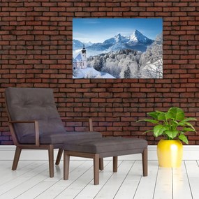 Obraz - Váhľad na zimnú krajinu (90x60 cm)