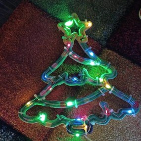 DECOLED Vánoční stromeček, 30 cm, bílá