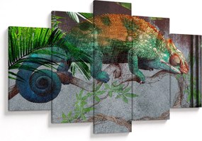 Obraz - Chameleon (150x105 cm)
