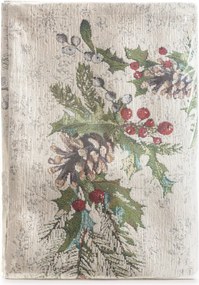 VIANOČNÝ GOBELÍNOVÝ BEHÚŇ NA STÔL PINE 40X100 CM VZOROVANÁ