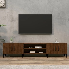 TV skrinka hnedý dub 180x31,5x40 cm kompozitné drevo 816271