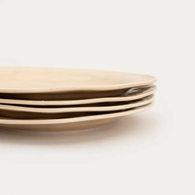 Sada štyroch dezertných tanierov ISERNIA béžová 778308 (4ks)