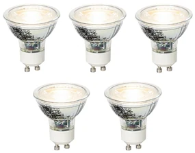 Sada 5 stmievateľných LED žiaroviek GU10 4W 310lm 3000K