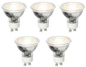 Sada 5 stmievateľných LED žiaroviek GU10 4W 310lm 3000K