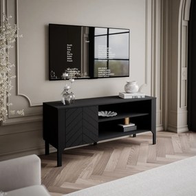 TV STOLÍK SALOME ČIERNY 135 cm