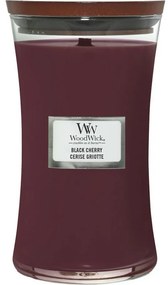 WoodWick vonná sviečka veľká váza čierna čerešňa,609 g
