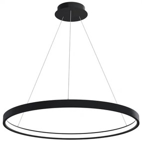 LED2 3275253DT CIRO 80 P-Z závesné svietidlo čierne stmievateľné