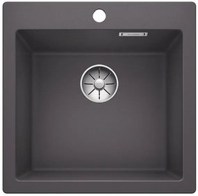 Blanco Pleon 5, silgranitový drez 515x510x220 mm, 1-komorový, sivá skala, BLA-521669