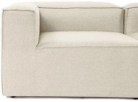 Rohová pohovka Fora zo 100% dubového rámu 296 x 185 cm, pravá, ecru