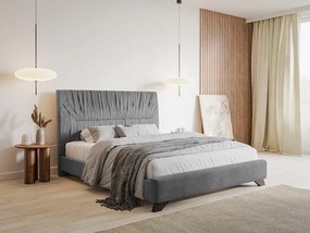 Manželská posteľ 160 cm Lania 160 (s roštom) (sivá). Vlastná spoľahlivá doprava až k Vám domov. 1098721