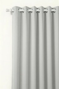 Záves na riasiacu pásku HOLD strieborný 140x270 cm