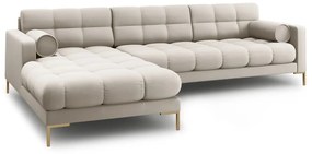 Béžová rohová pohovka (ľavý roh) Bali – Cosmopolitan Design