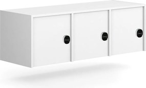 Nadstavba pre skrine FRAME, 3x dvere, 1299 x 450 x 427 mm, RFID zámok, biela