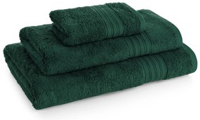 BAVLNENÝ UTERÁK AURA 30X50 CM TMAVOZELENÁ