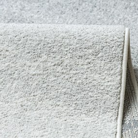 Dywany Łuszczów, Kusový koberec Fusion 5868 white/yellow, 140x190, šedá, kancelária