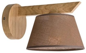 Nástenné svietidlo ANTONIO 1xE14/40W/230V dub