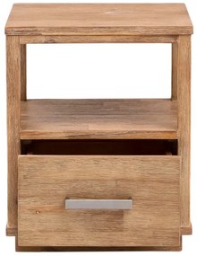 furniture-nabytek.cz - Masívny nočný stolík Woodville z akácie, lakovaný, hnedý
