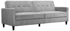 Svetlosivá menčestrová rozkladacia pohovka 82 cm Hartford – Støraa