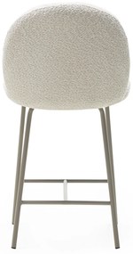 Čalouněná barová židle Fiori béžová