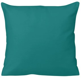 SATÉNOVÁ DEKORAČNÁ OBLIEČKA NA VAKÚŠ SATYNLOVE 40X40 CM TMAVOTYRKYSOVÁ