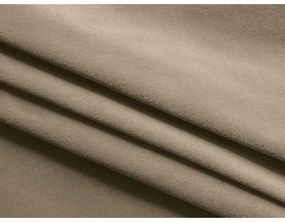 Svetlohnedá zamatová rozkladacia/s úložným priestorom pohovka 225 cm Hula – Makamii